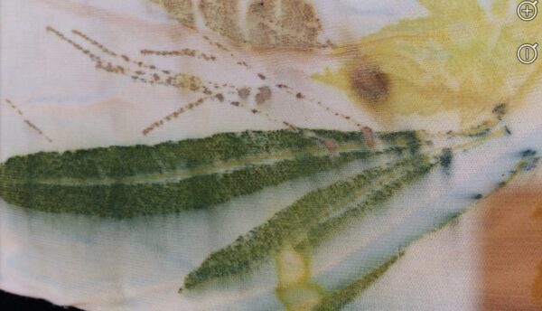 stampa verde in ecoprint 